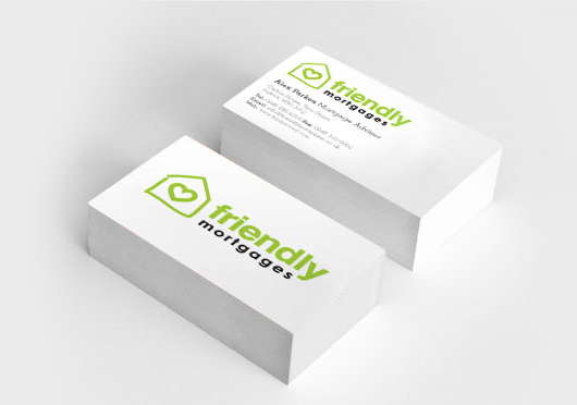 Friendly Mortgages business cards