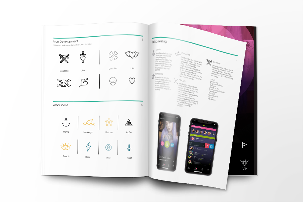 Dating Ink brand guidelines