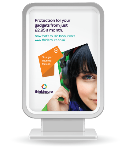 Think Insure out of home poster