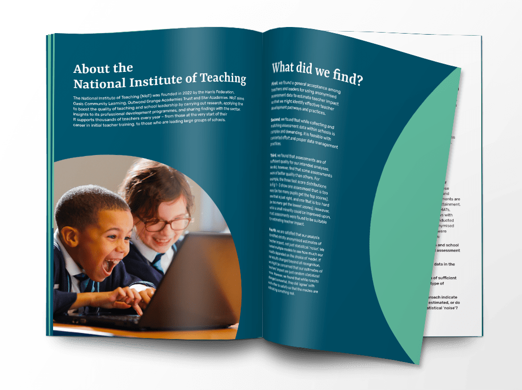 National Institute of Teachers brochure